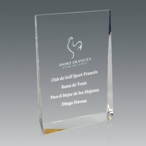 galvano_cristal_premiacion_reconocimiento_LSA080_grabado Galvano Cristal Cuña LSA 080